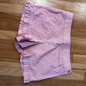 Loft Pink Ruffle Hem Women's Shorts size 2